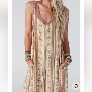 Three Bird Nest WORLDS COLLIDE WIDE LEG PRINTED JUMPSUIT